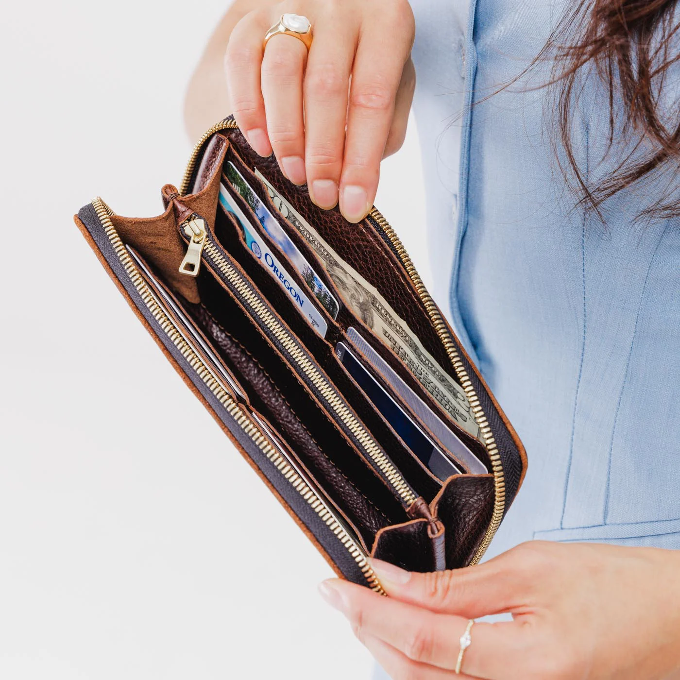 'Almost Perfect' Accordion Zip Wallet - Image 41
