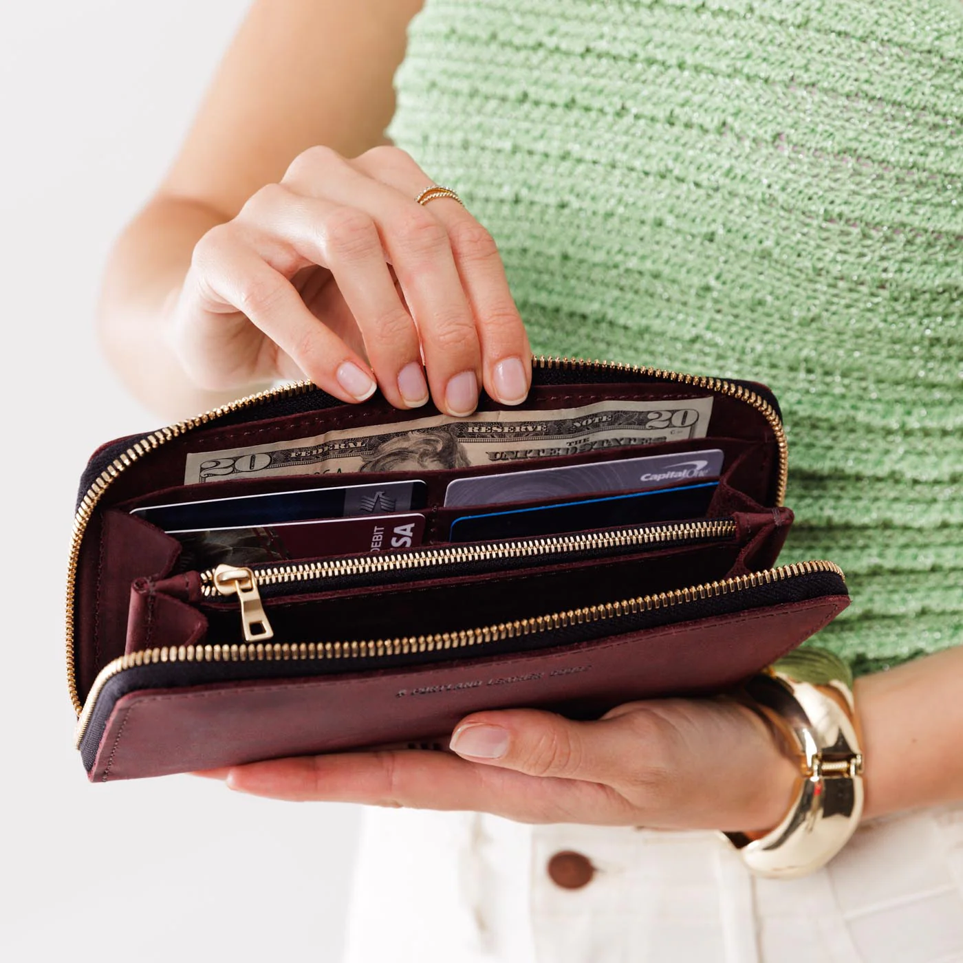 'Almost Perfect' Accordion Zip Wallet - Image 43