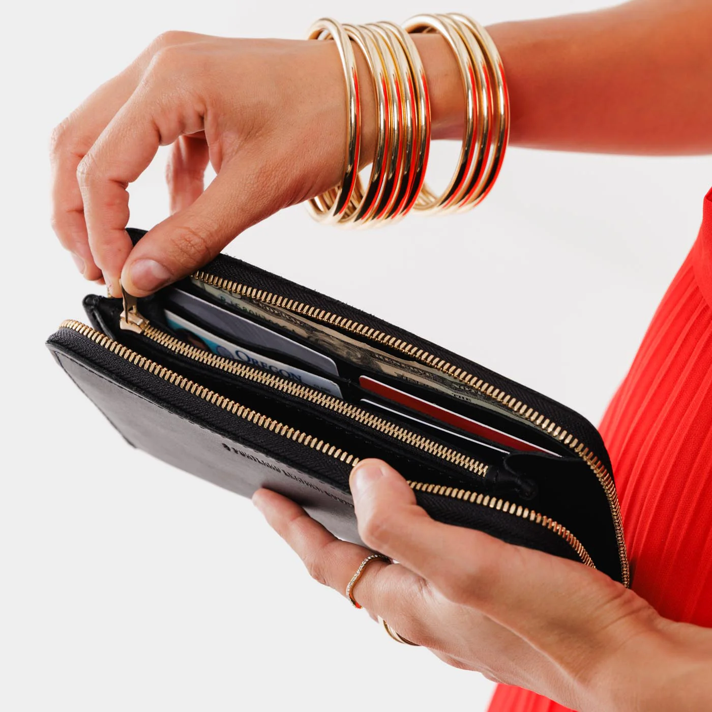 'Almost Perfect' Accordion Zip Wallet - Image 50