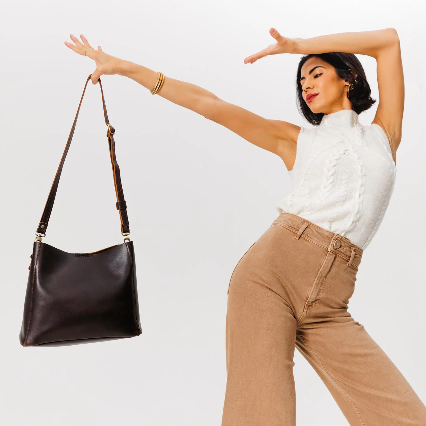 'Almost Perfect' Butterfly Bucket Bag - Image 100