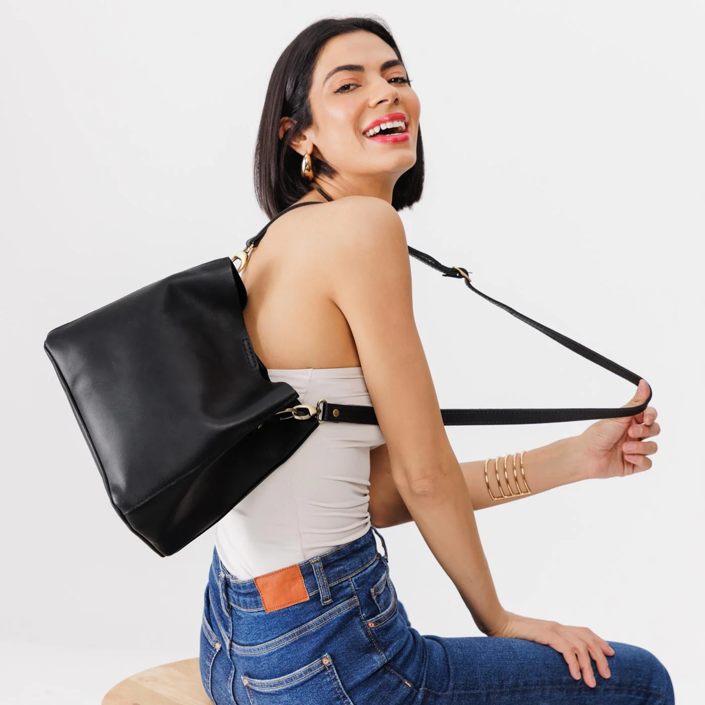 'Almost Perfect' Butterfly Bucket Bag - Image 94