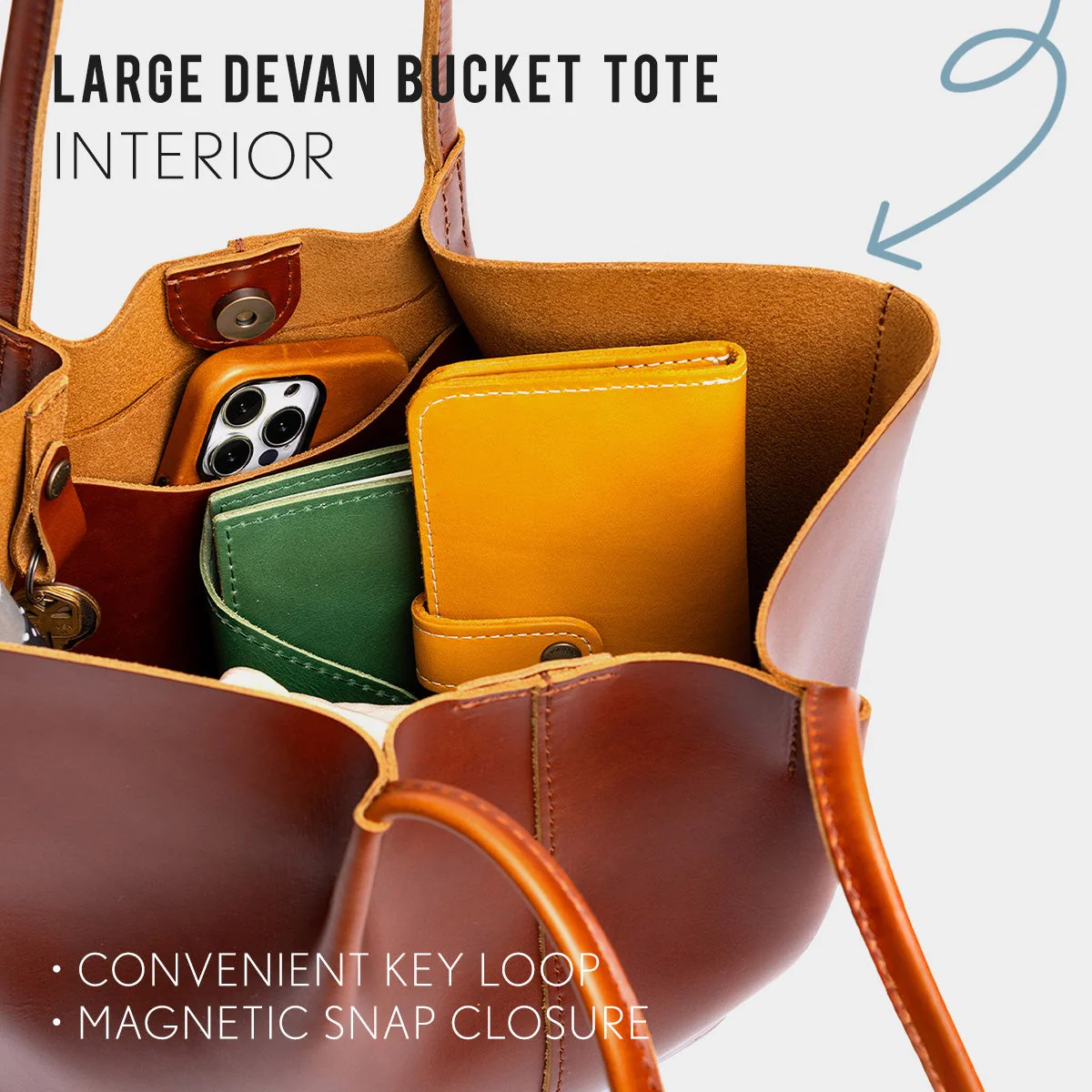'Almost Perfect' Devan Bucket Tote - Image 113