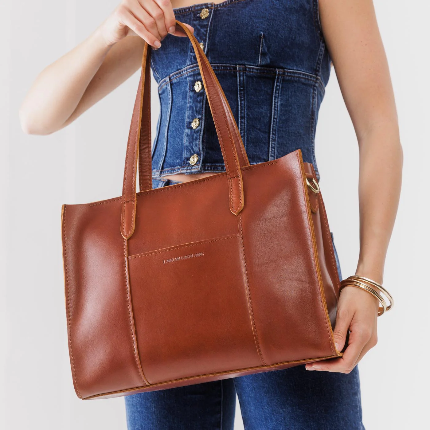 'Almost Perfect' Large Lola Zipper Crossbody Tote - Image 150