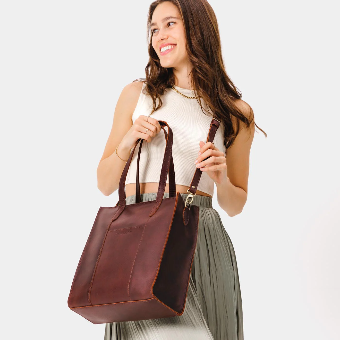 'Almost Perfect' Large Lola Zipper Crossbody Tote - Image 55