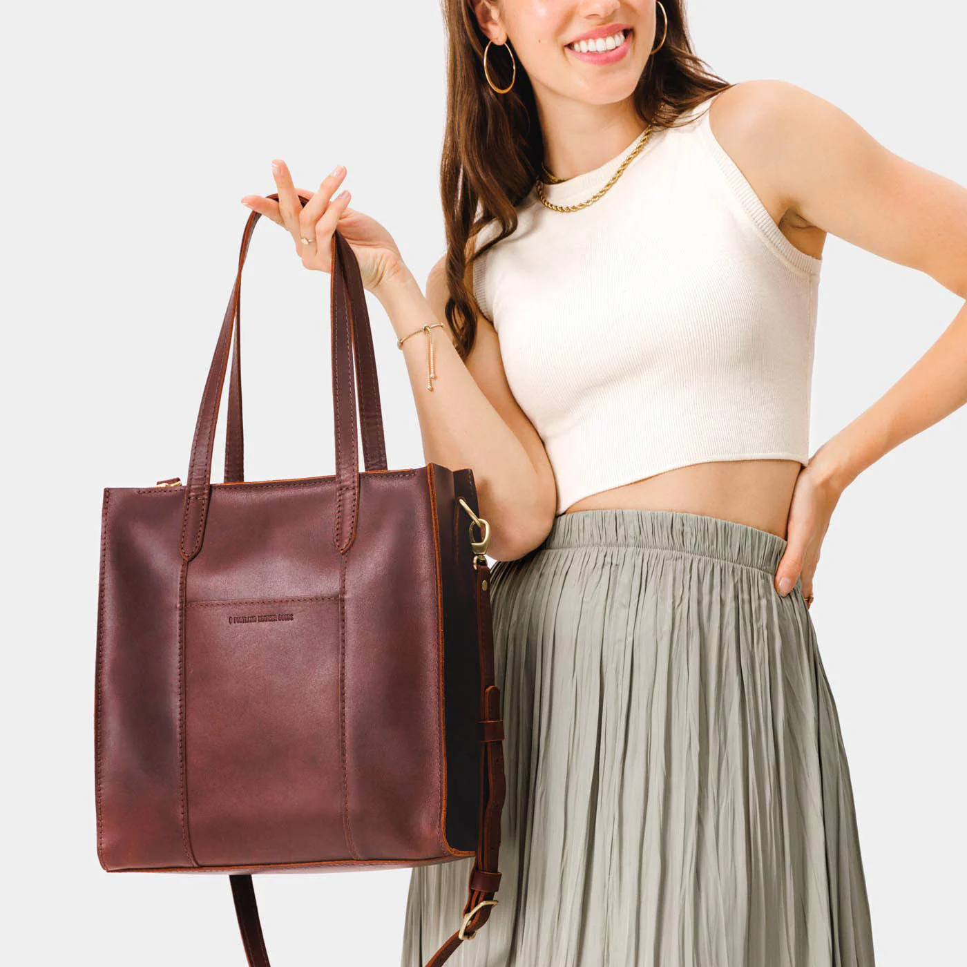 'Almost Perfect' Large Lola Zipper Crossbody Tote - Image 56