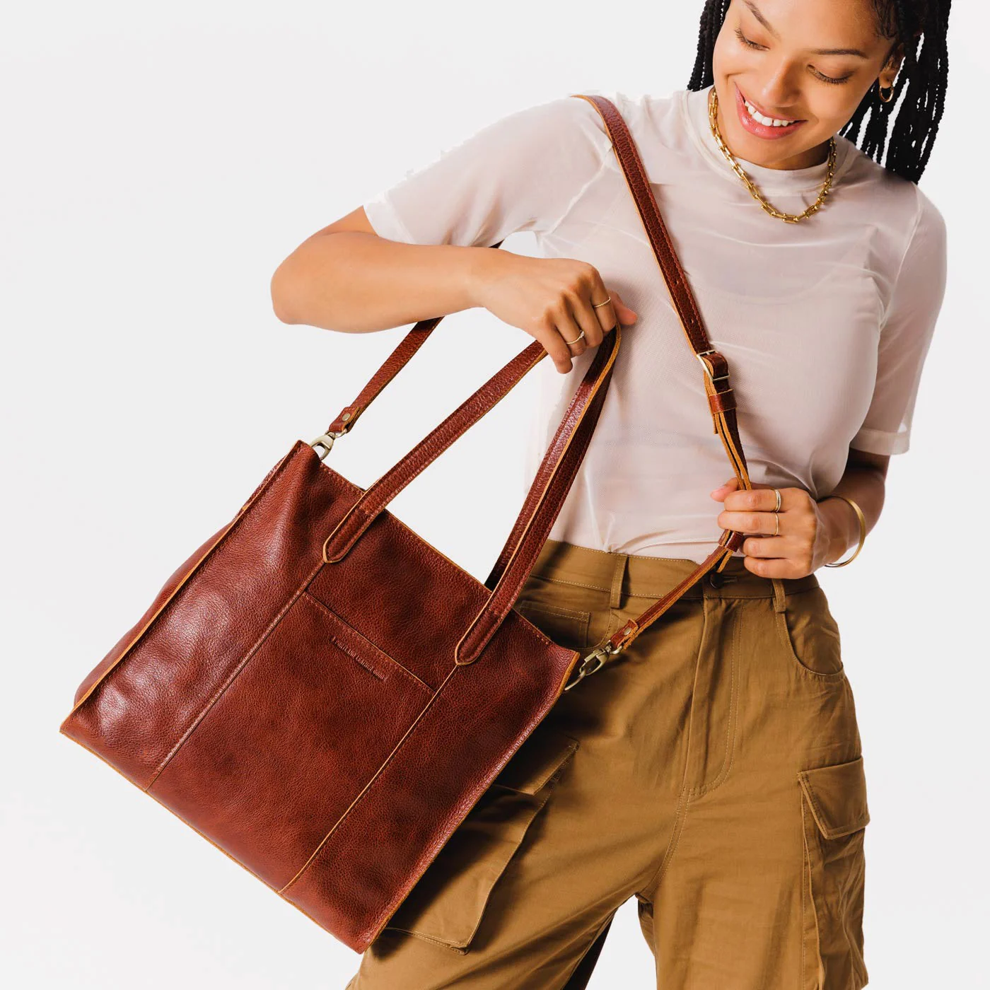 'Almost Perfect' Large Lola Zipper Crossbody Tote - Image 62