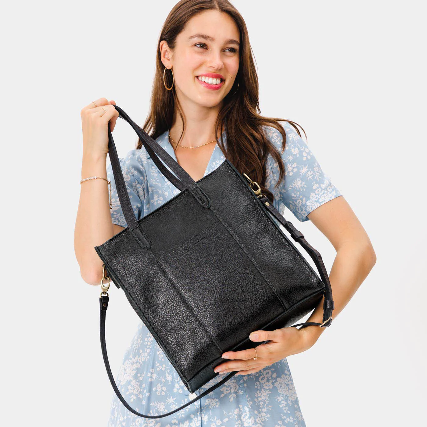 'Almost Perfect' Large Lola Zipper Crossbody Tote - Image 73