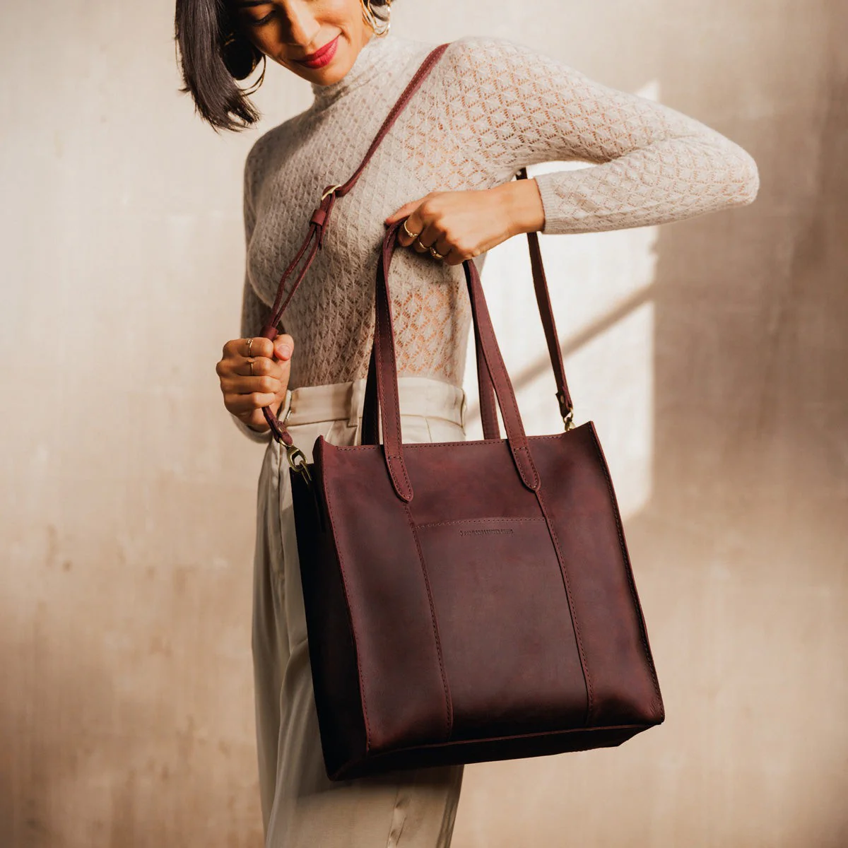 'Almost Perfect' Large Lola Zipper Crossbody Tote - Image 84