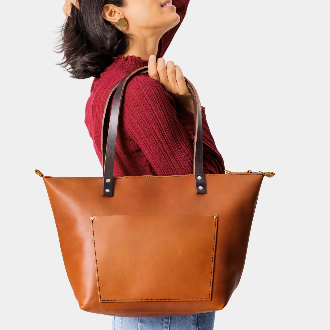 'Almost Perfect' Leather Tote Bag - Image 162