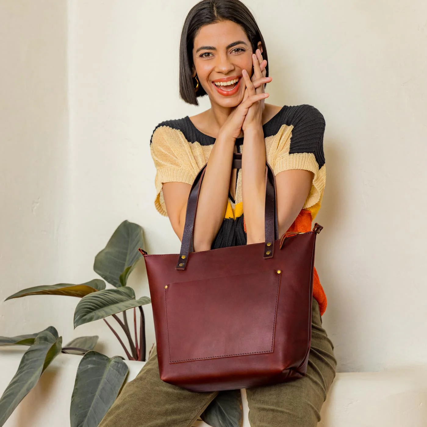 'Almost Perfect' Leather Tote Bag - Image 176