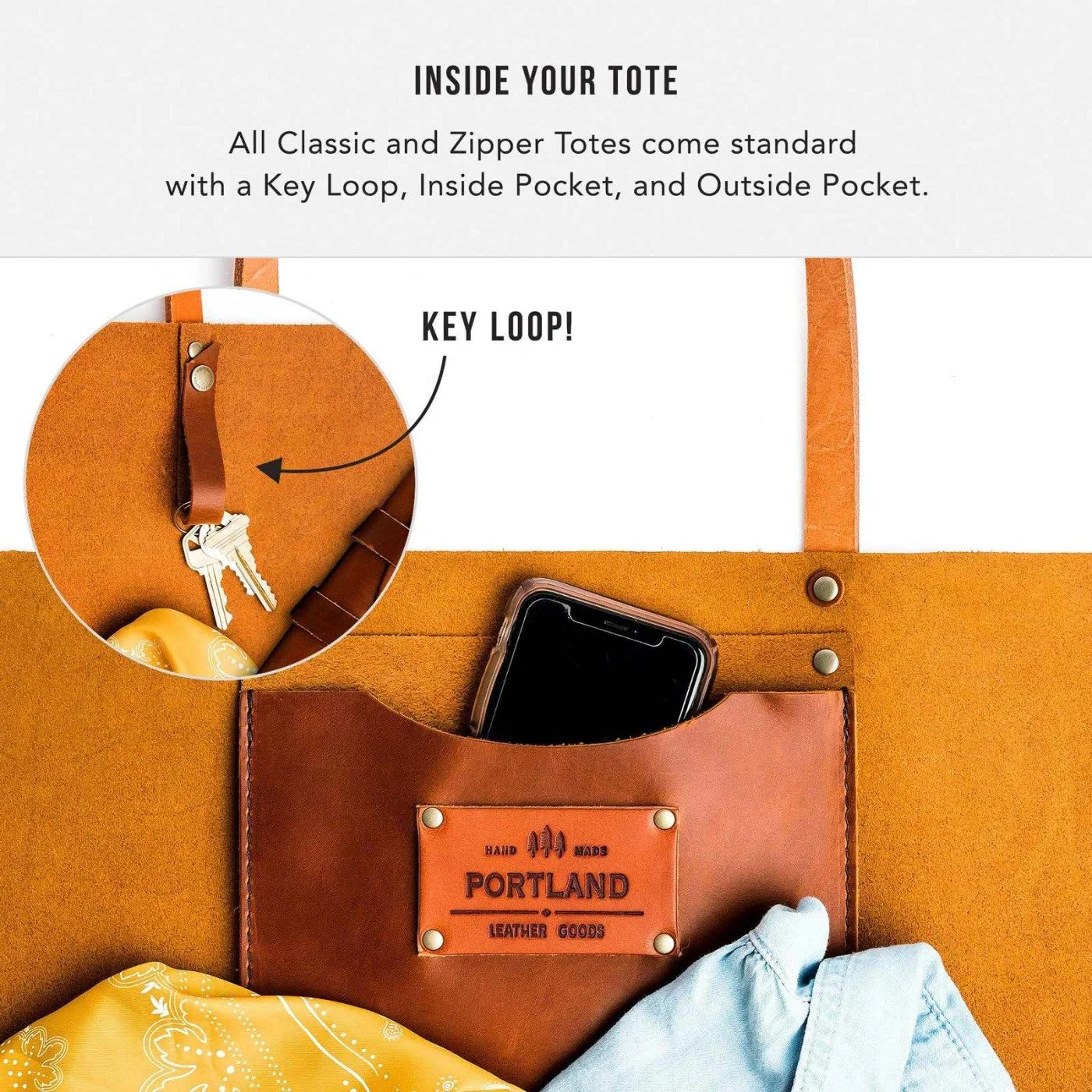 'Almost Perfect' Leather Tote Bag - Image 185