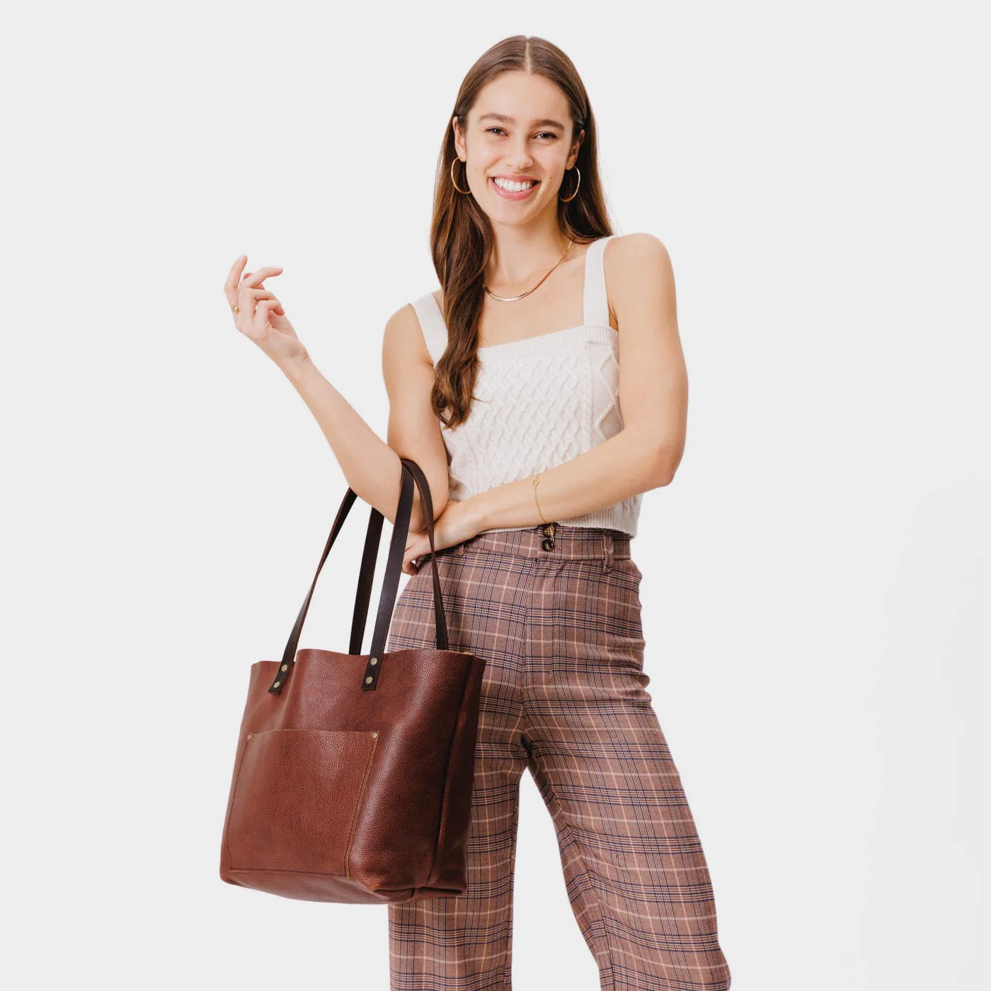 'Almost Perfect' Leather Tote Bag - Image 65