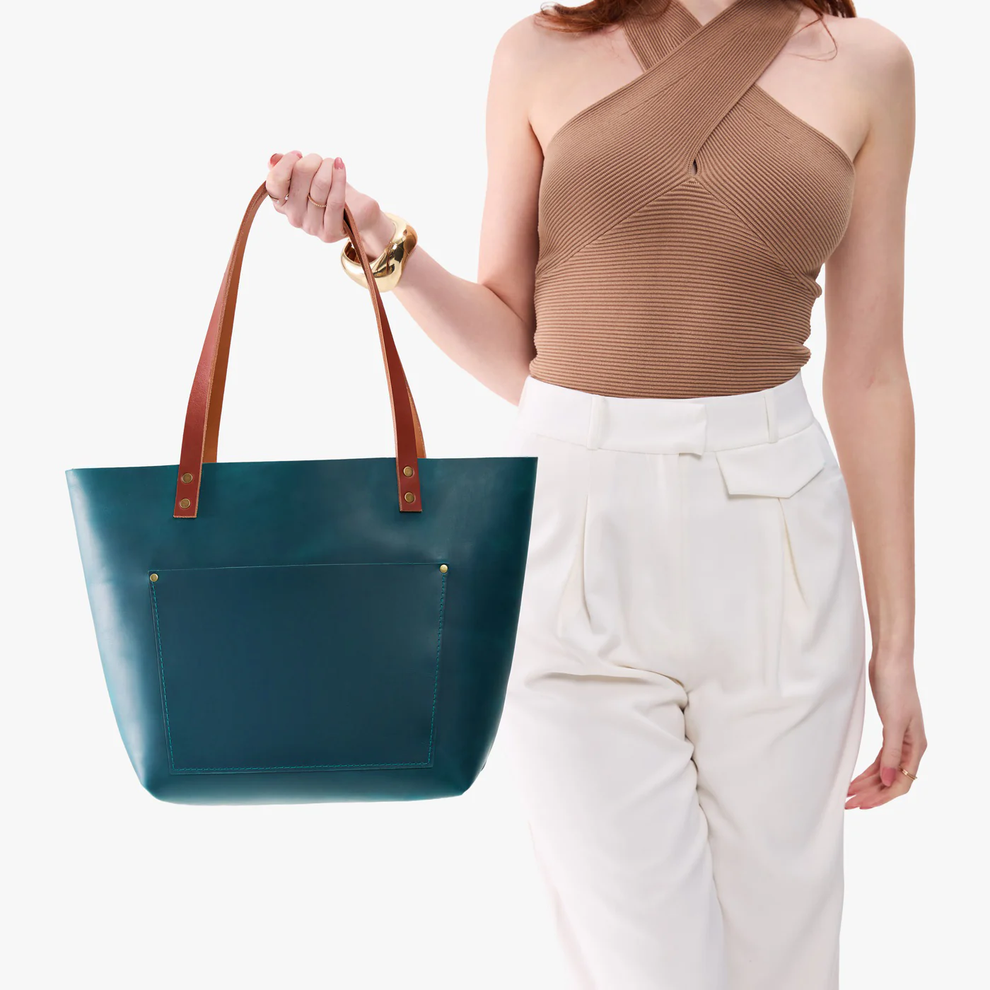 'Almost Perfect' Leather Tote Bag - Image 90