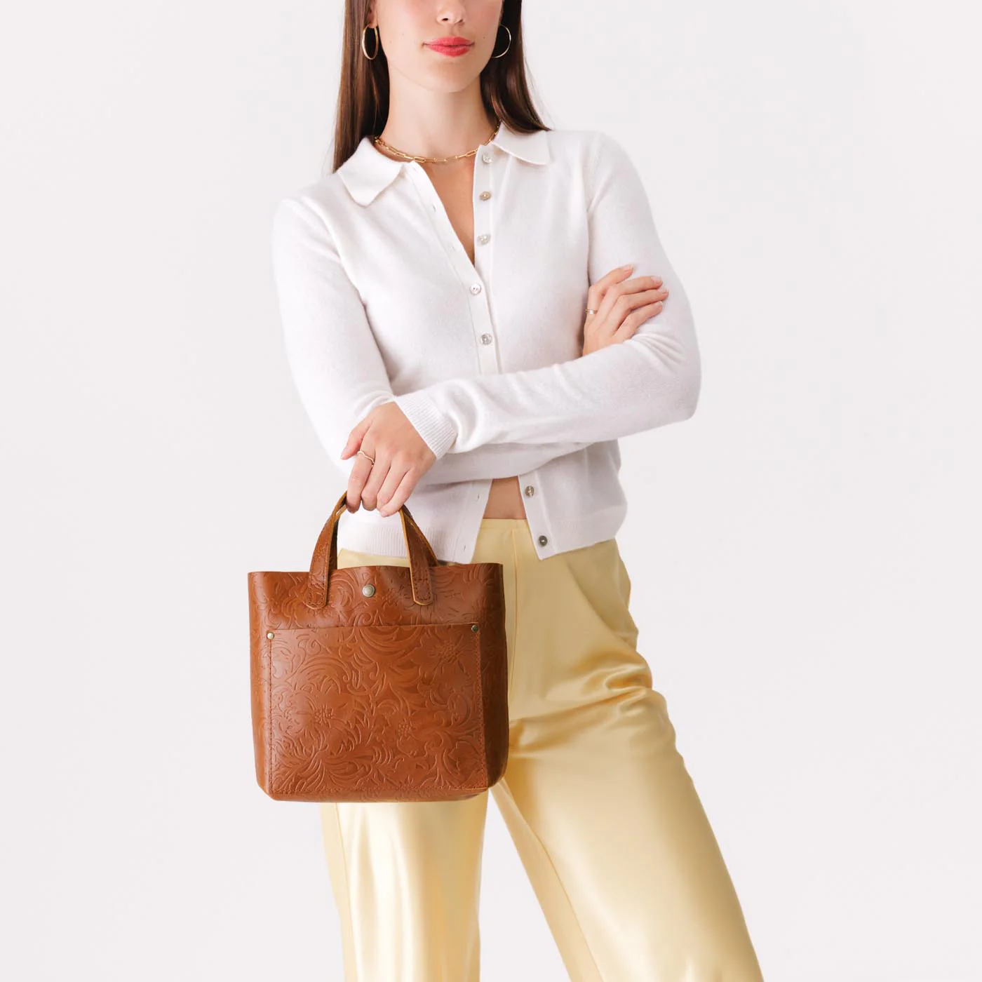 Mini Crossbody Tote - Image 77