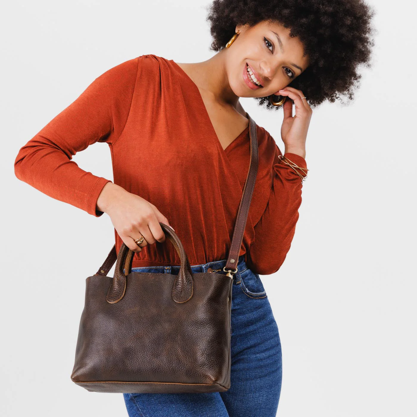 'Almost Perfect' Raindrop Crossbody Bag - Image 128