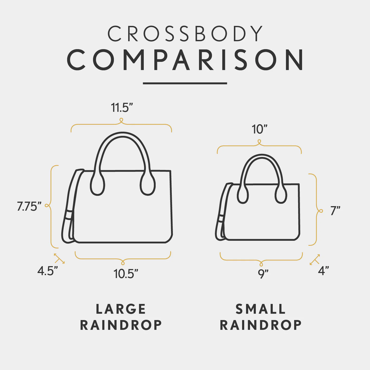 'Almost Perfect' Raindrop Crossbody Bag - Image 175