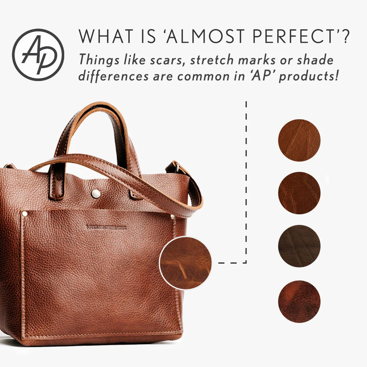 'Almost Perfect' Leather Tote Bag - Image 186