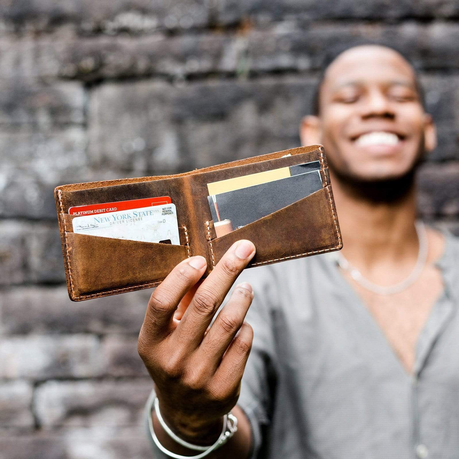 Bifold Leather Wallet - Image 15