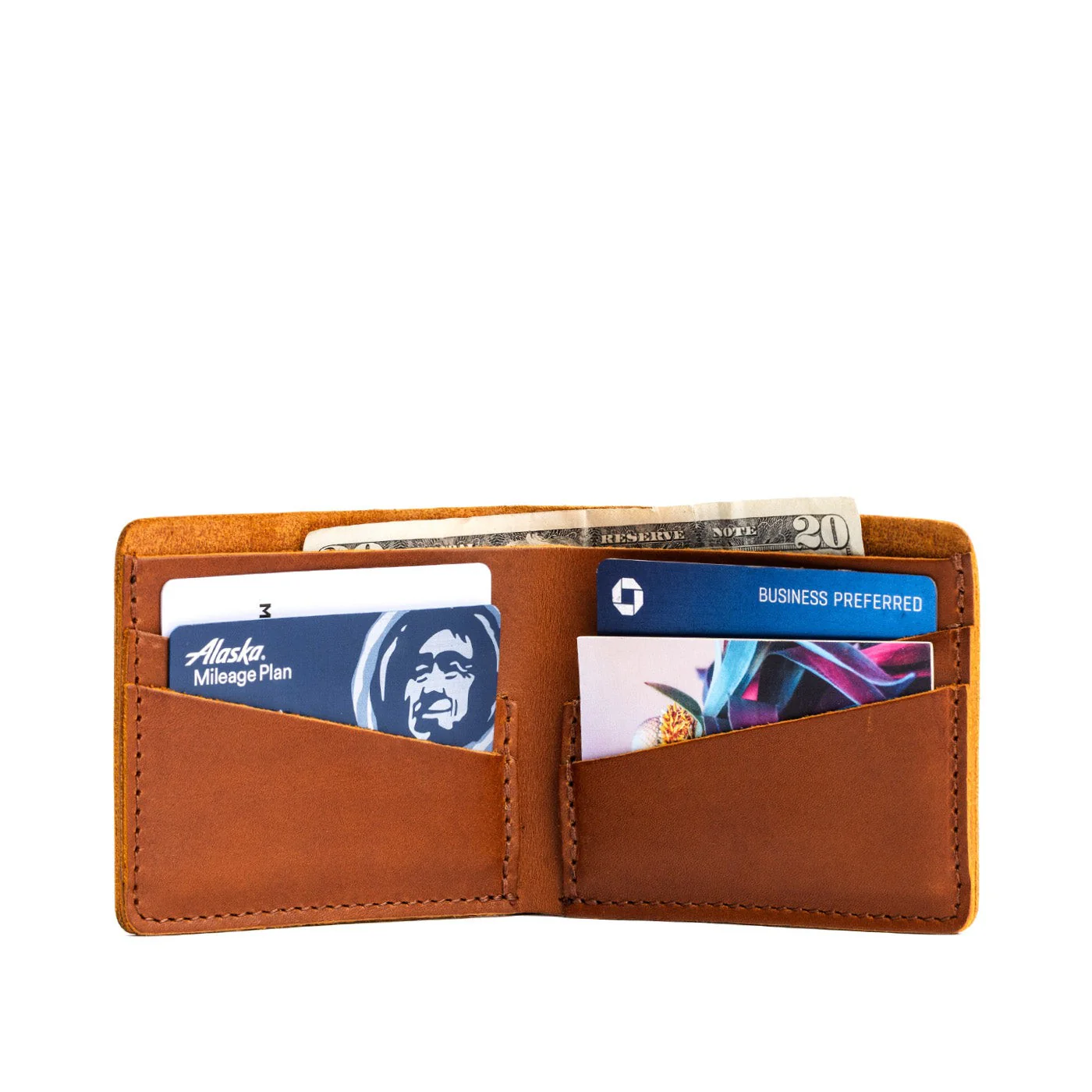 Bifold Leather Wallet - Image 4