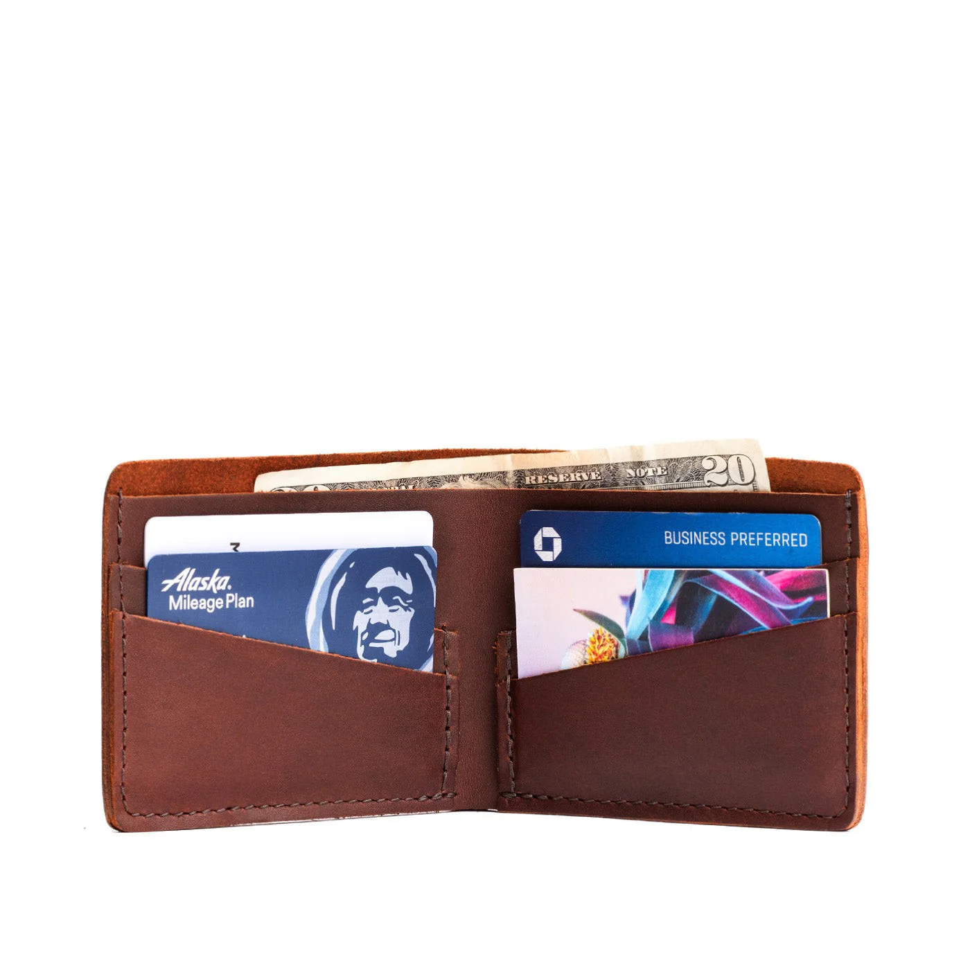Bifold Leather Wallet - Image 5