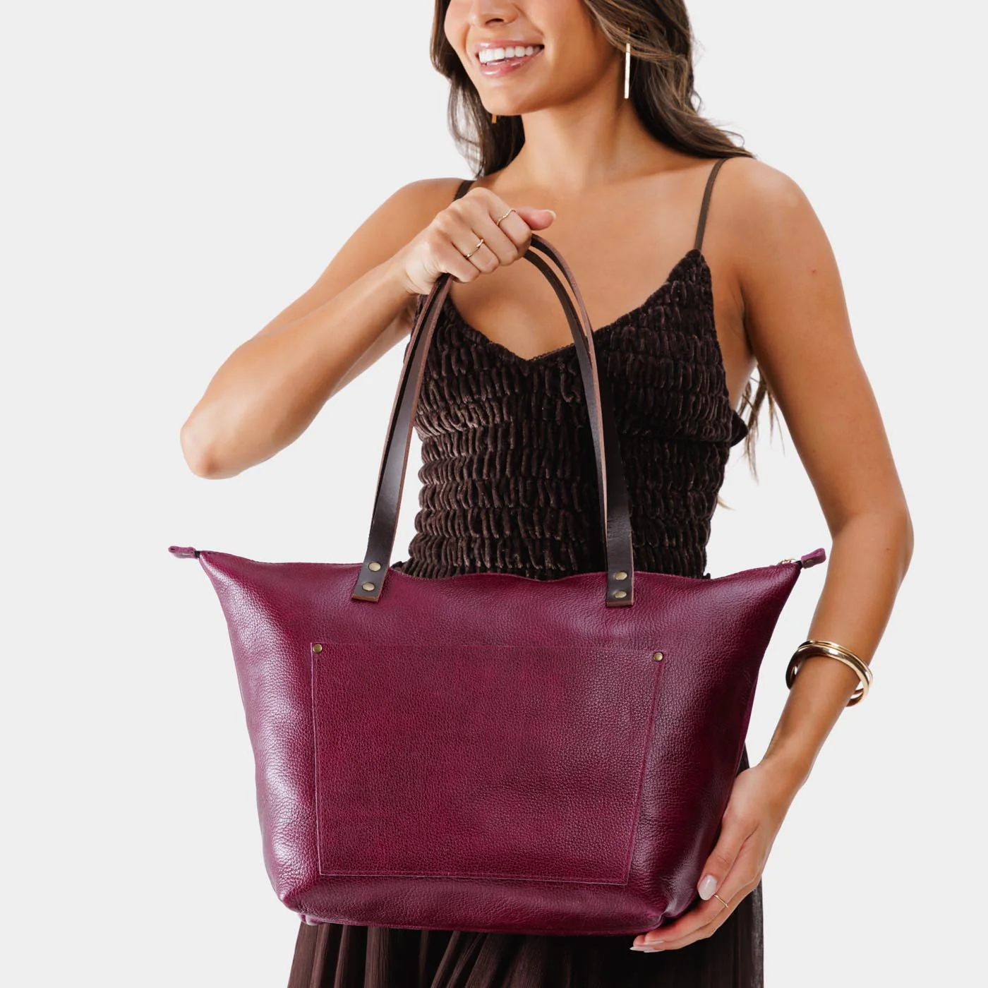 'Almost Perfect' Leather Tote Bag - Image 179