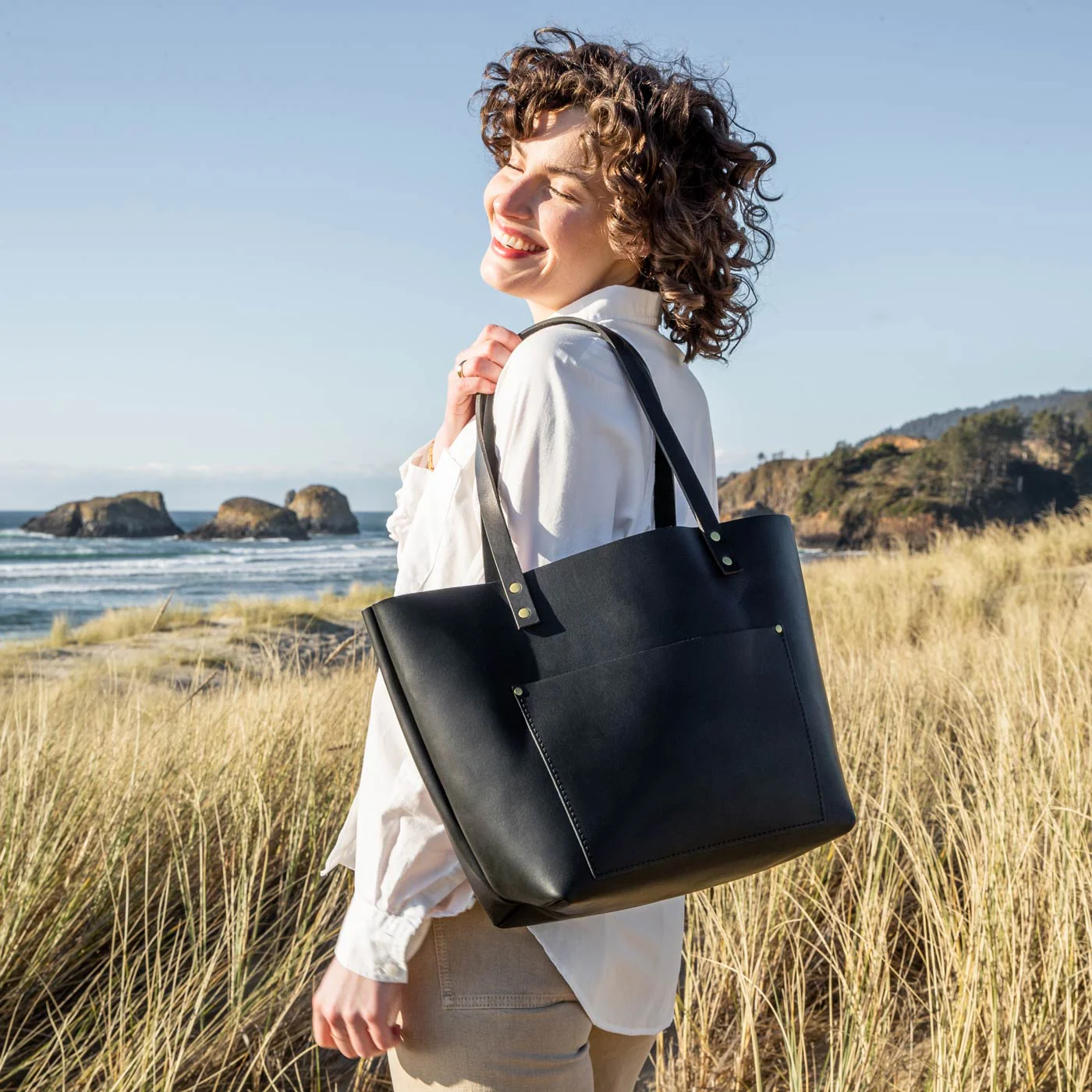 Leather Tote Bag - Image 178