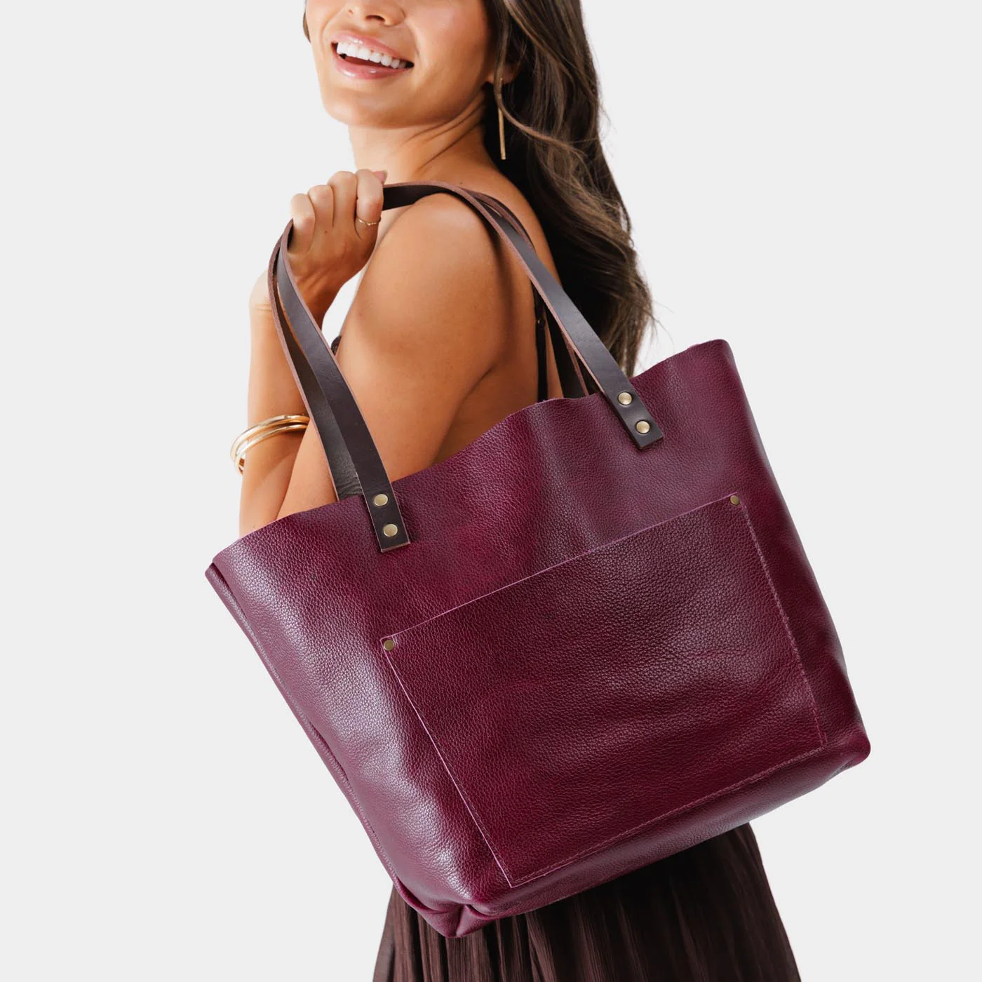 'Almost Perfect' Leather Tote Bag - Image 88