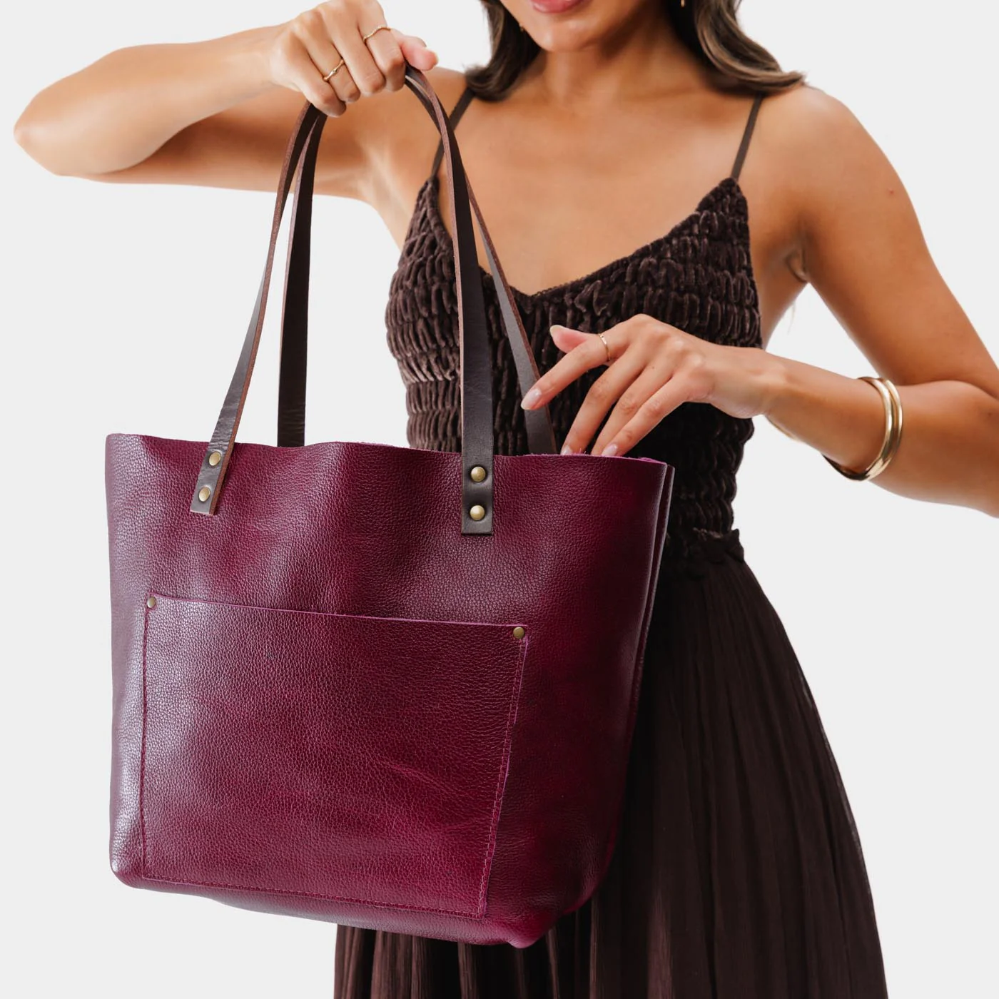 'Almost Perfect' Leather Tote Bag - Image 89
