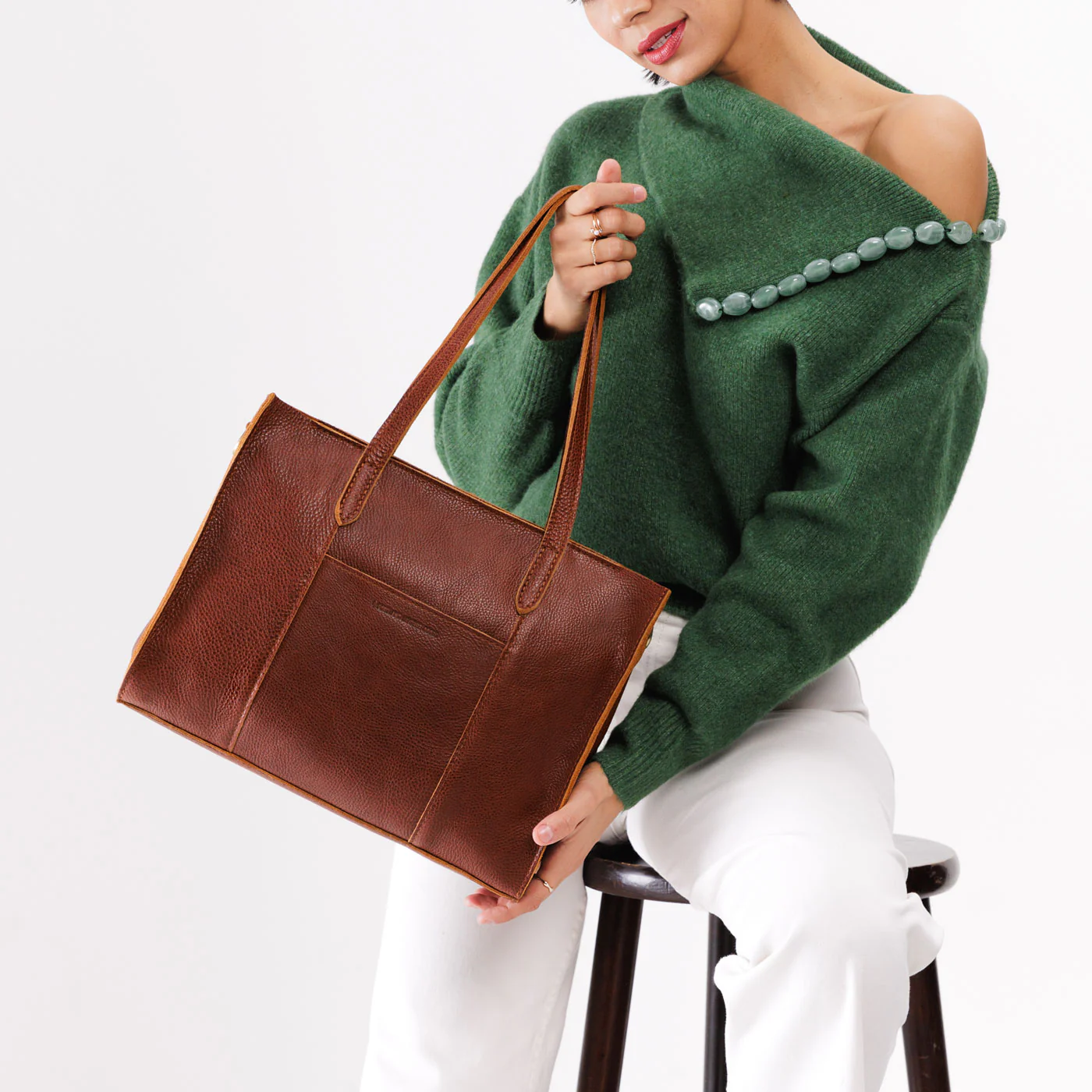 Large Lola Zipper Crossbody Tote - Image 158