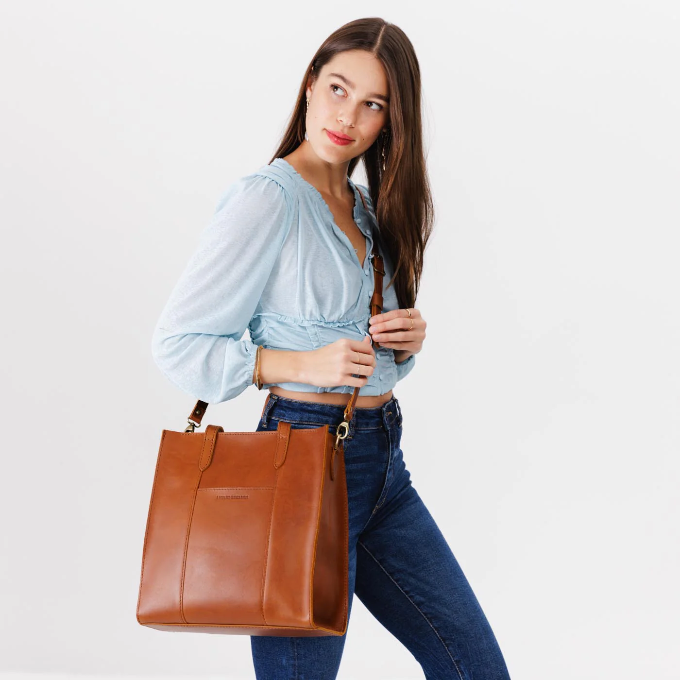 Large Lola Zipper Crossbody Tote - Image 57