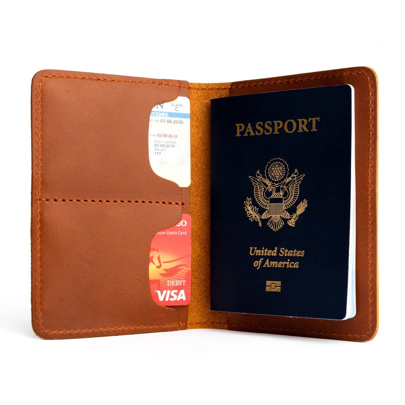 Leather Modern Passport Holder - Image 35