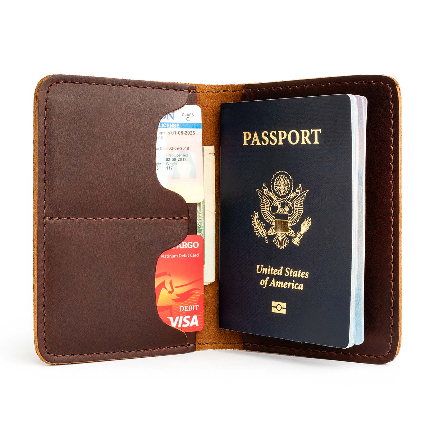 Leather Modern Passport Holder - Image 45