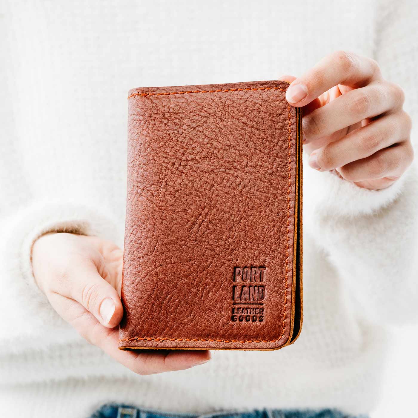 Leather Modern Passport Holder - Image 69