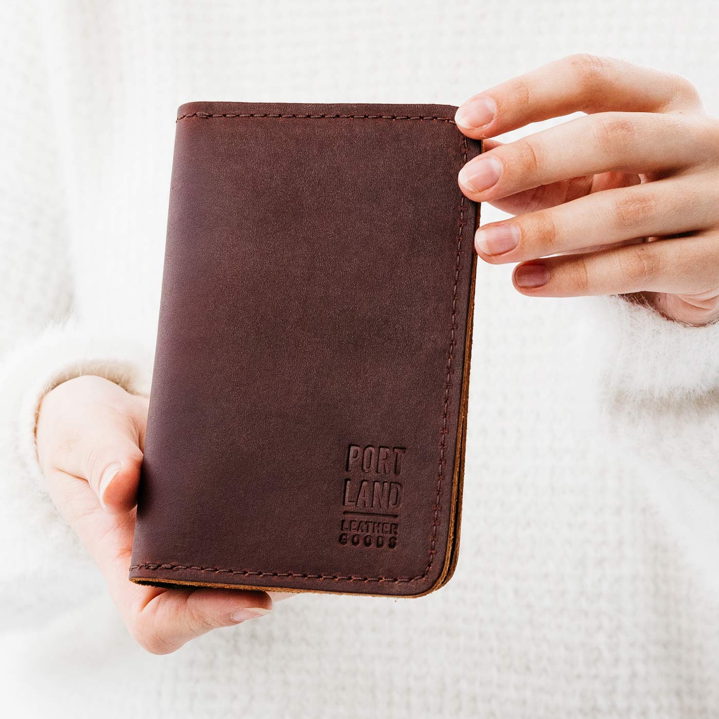 Leather Modern Passport Holder - Image 73