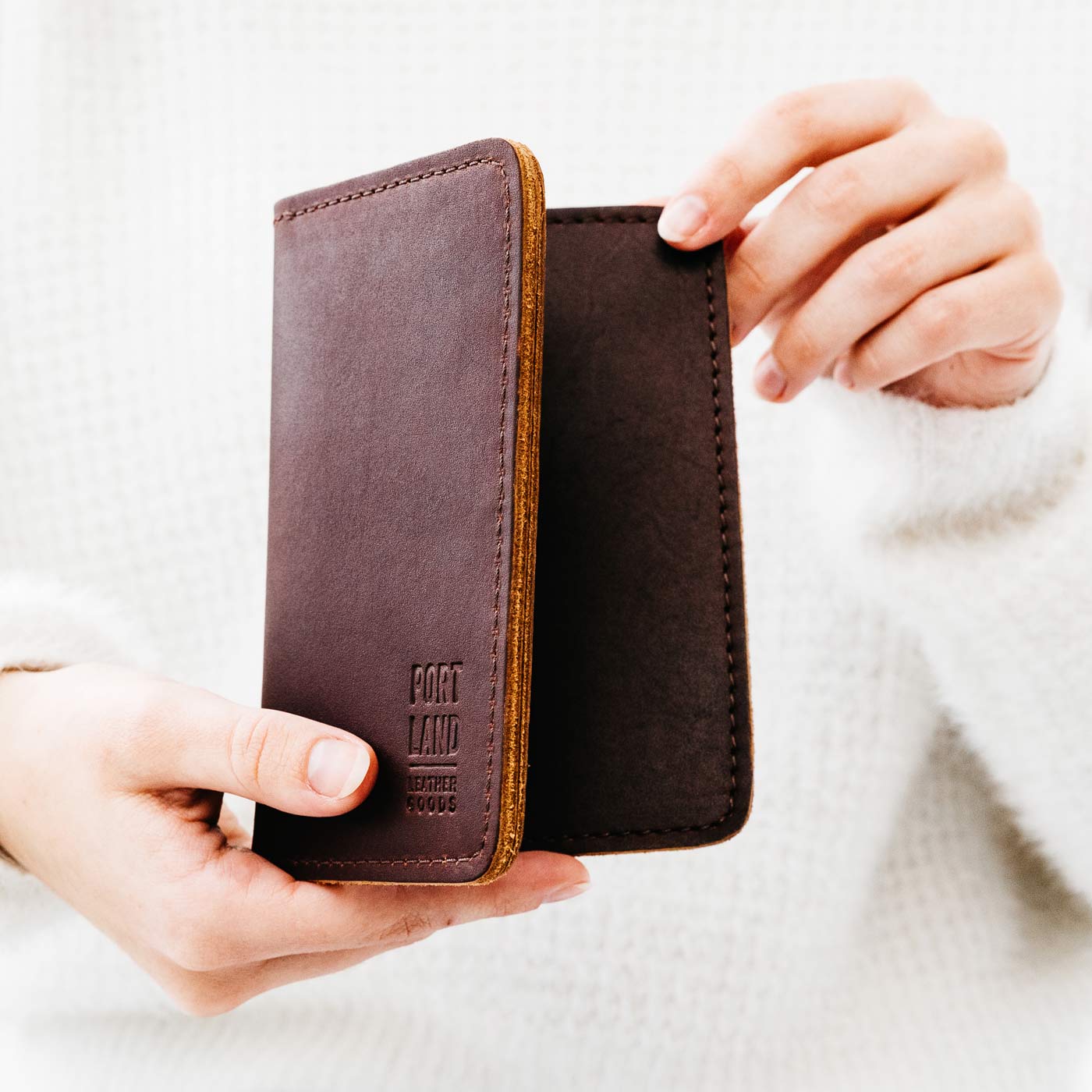 Leather Modern Passport Holder - Image 74