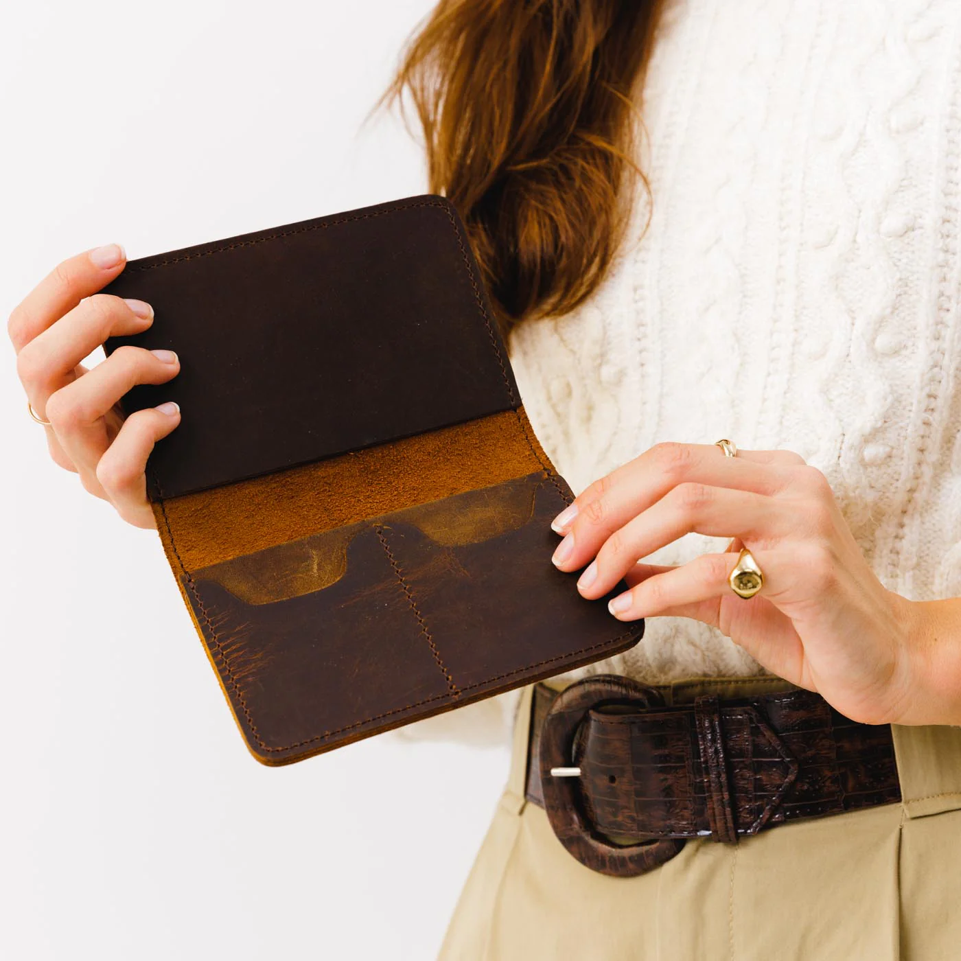 Leather Modern Passport Holder - Image 84