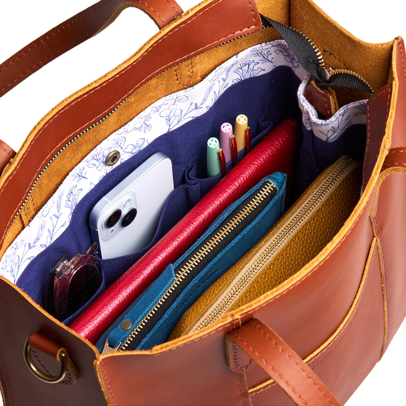 Printed Canvas Purse Organizer - Image 72