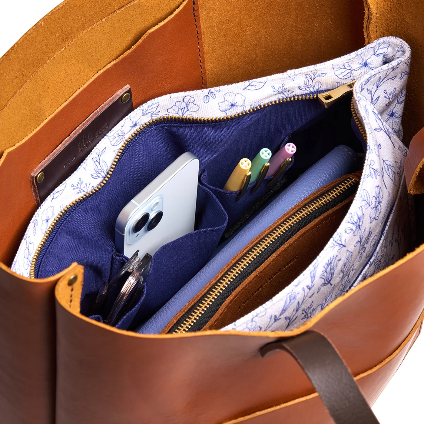 Printed Canvas Purse Organizer - Image 76