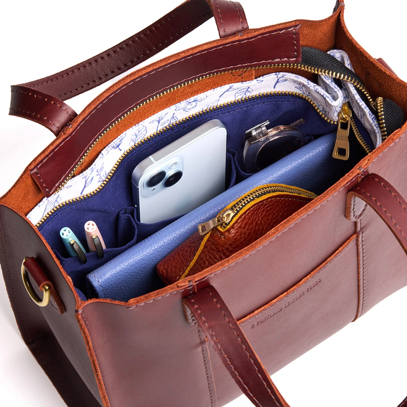 Printed Canvas Purse Organizer - Image 77