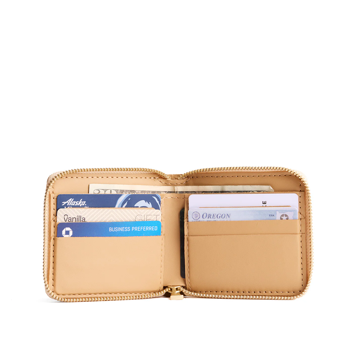 'Almost Perfect' Small Zipper Bifold Wallet - Image 6