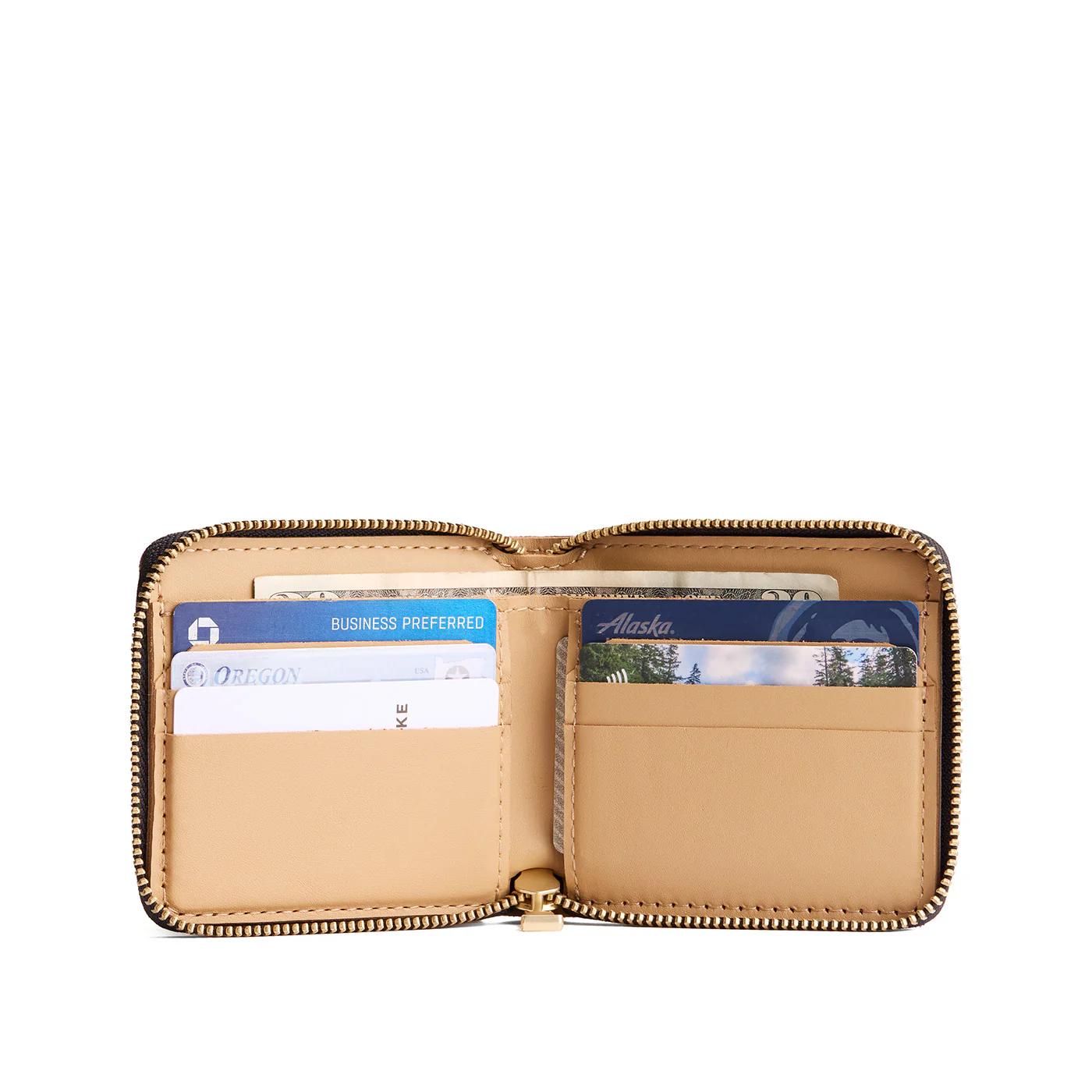'Almost Perfect' Small Zipper Bifold Wallet - Image 18
